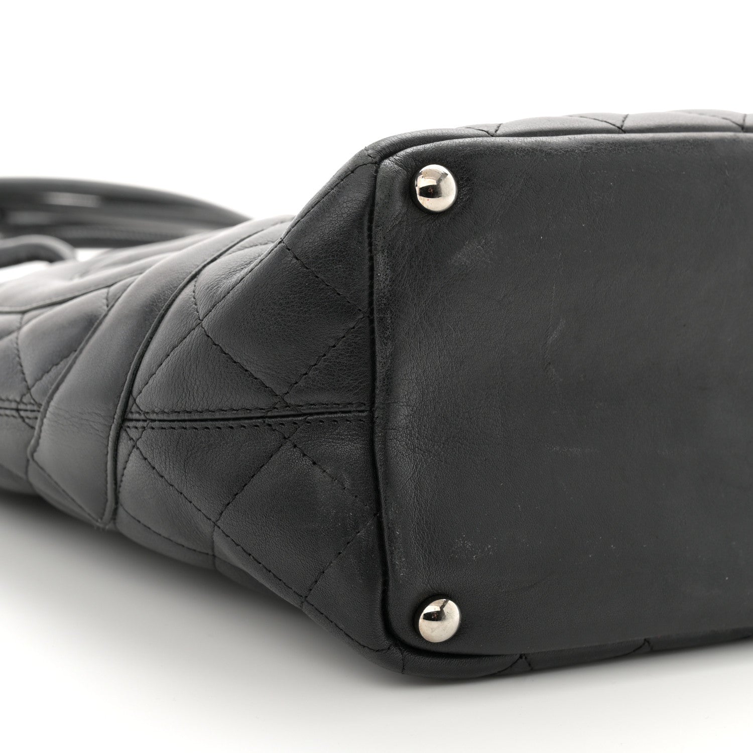 Chanel Calfskin Quilted Medium Cambon Tote Black 9 of 11