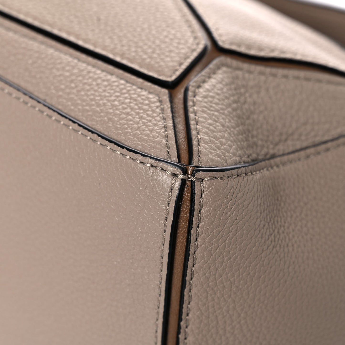 Calfskin Small Puzzle Bag Sand Mink