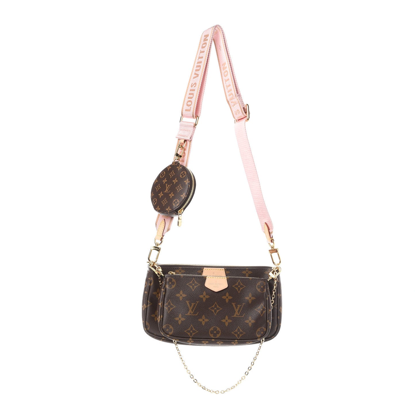 Monogram Multi Pochette Accessories Rose Clair