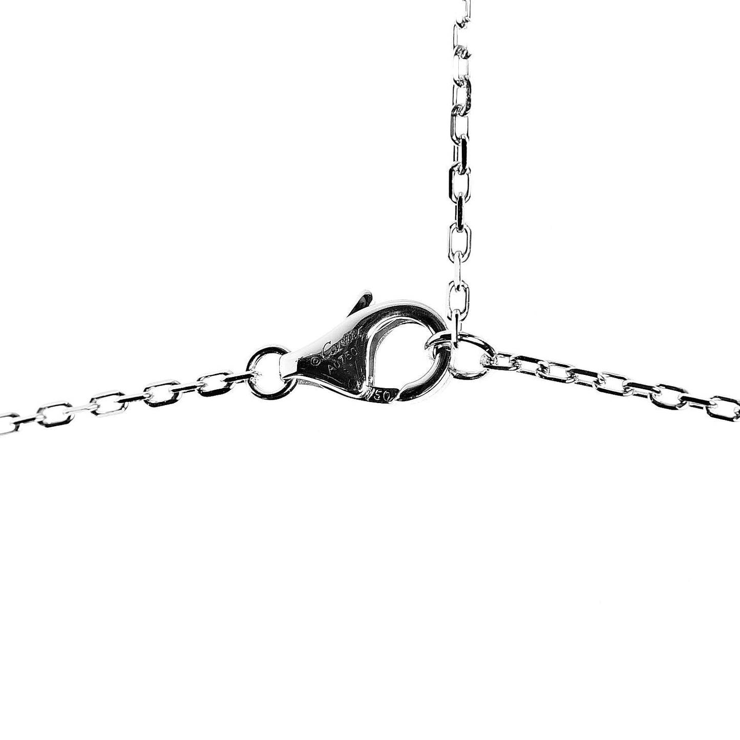 18K White Gold Diamond SM D'Amour Pendant Necklace