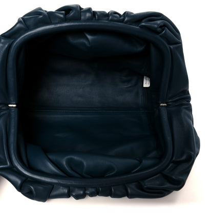 Bottega Veneta Smooth Butter Calf The Pouch Oversized Clutch Deep Blue 5 of 12
