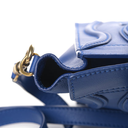 Celine Smooth Calfskin Nano Luggage Royal Blue 12 of 14