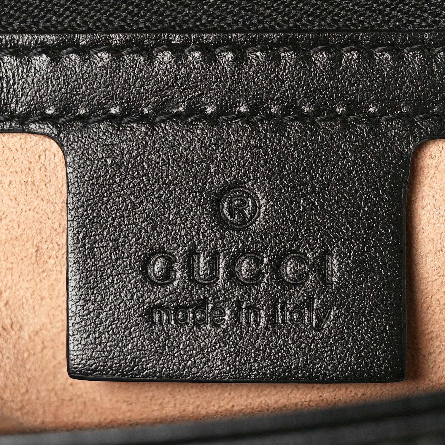 Gucci Calfskin Matelasse Medium GG Marmont Shoulder Bag Black 5 of 9
