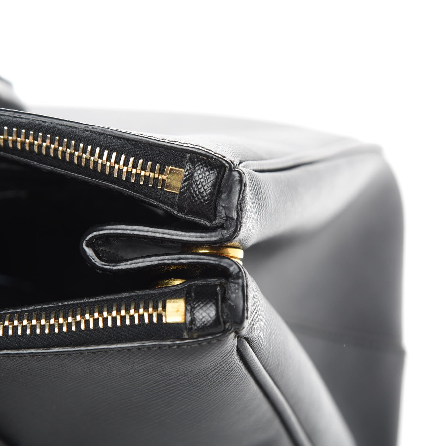 Prada Saffiano Medium Galleria Double Zip Tote Black 17 of 17