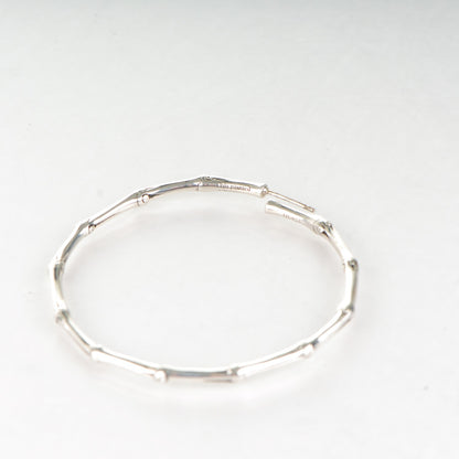 Louis Vuitton JOHN HARDY Sterling Silver 57mm Bamboo Hoop Earrings 5 of 6