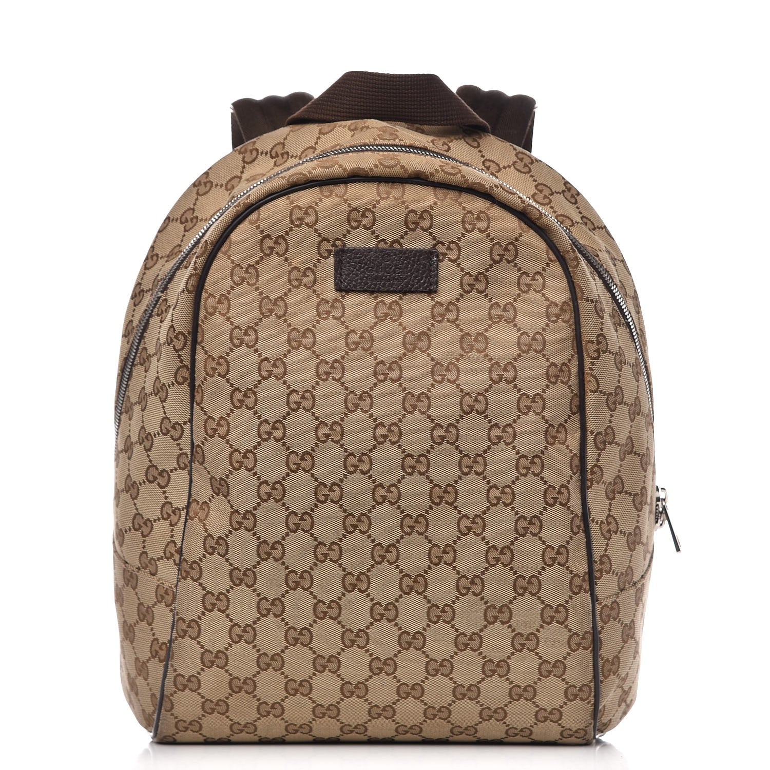 Gucci Monogram Travel Backpack Dark Brown 1 of 9