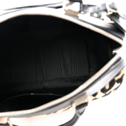 Louis Vuitton Jacquard Velvet Leopard Print Stephen Sprouse Speedy 5 of 15