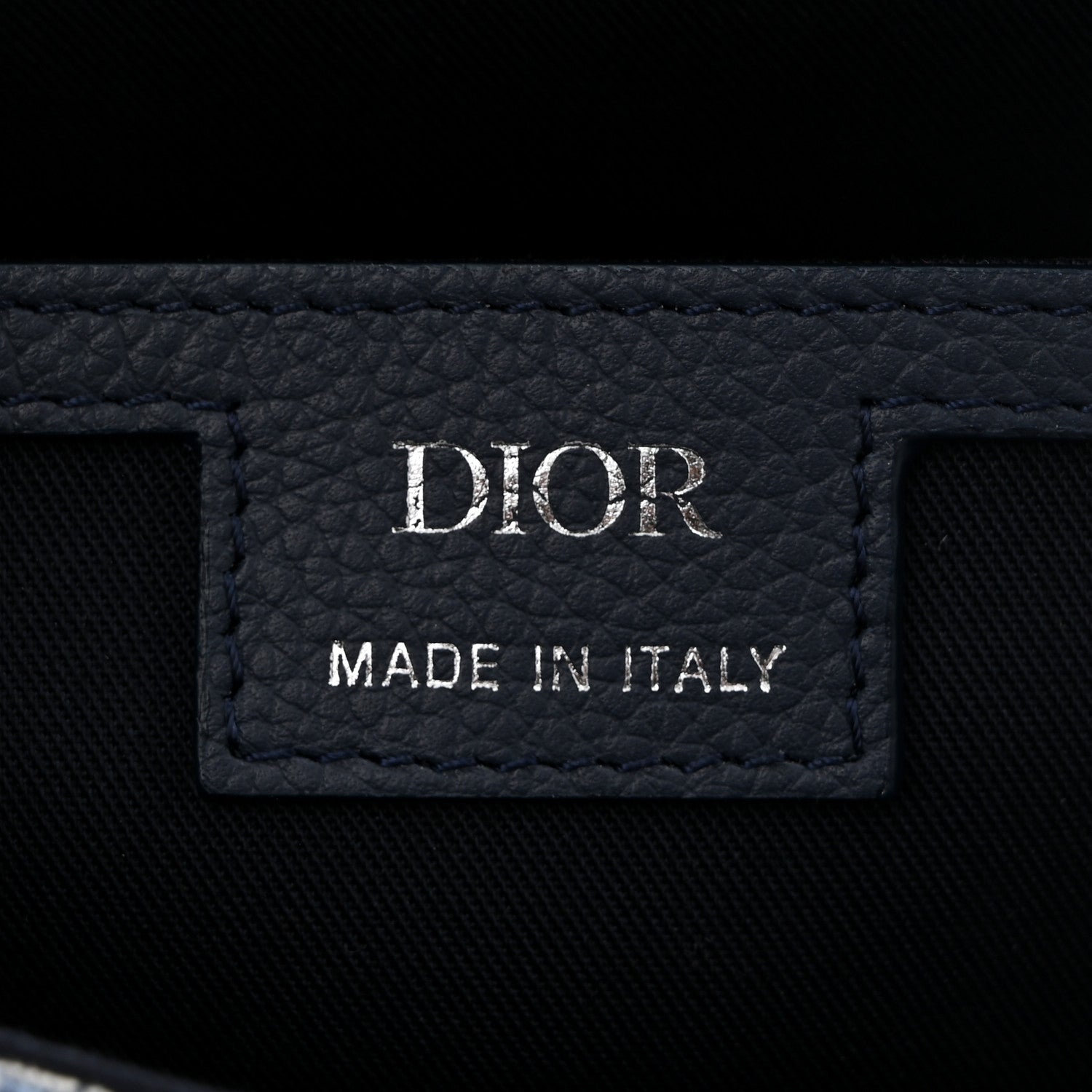 Christian Dior Oblique Saddle Messenger Pouch Blue 6 of 10