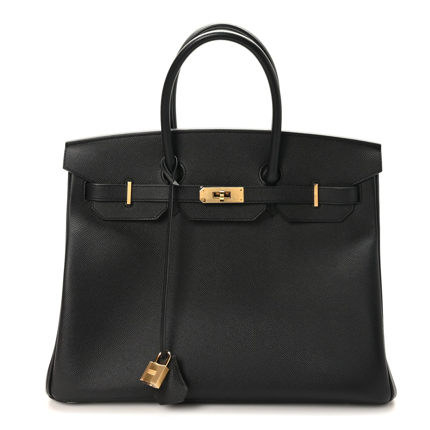 Epsom Birkin 35 Black
