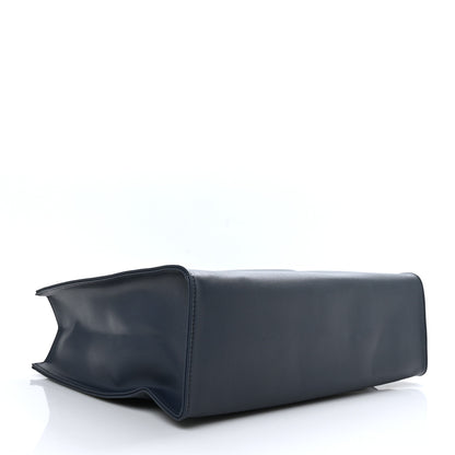 Telfar Vegan Leather Medium Shopping Bag Navy 4 of 8