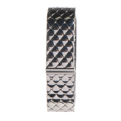 Chanel Stainless Steel 19mm Quilted Matelasse Acier Quartz Watch Black 2 of 5