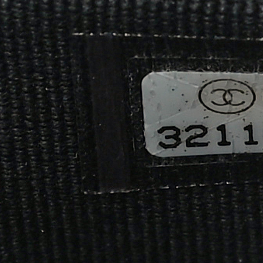 Lambskin Quilted Top Handle Flap Clutch With Chain Black