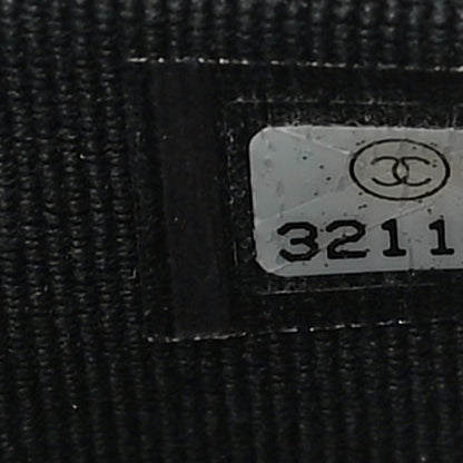 Chanel Lambskin Quilted Top Handle Flap Clutch With Chain Black 7 of 12