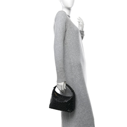 Bottega Veneta Calfskin Nappa Intrecciato Mini Wallace Black 2 of 11