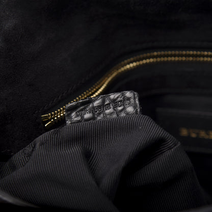 Burberry Signature Grain Medium Mildenhall Crossbody Bag Black 9 of 13