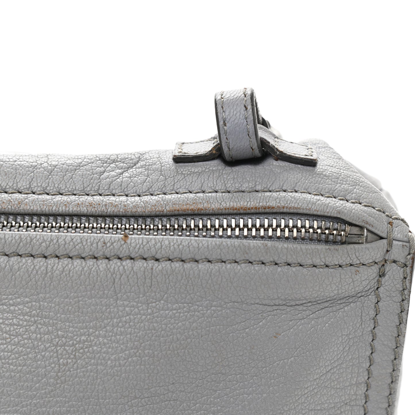 Sugar Goatskin Mini Pandora Dove Grey