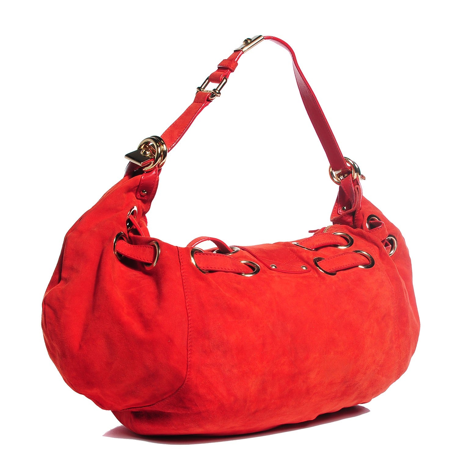 Jimmy Choo Suede Ramona Red 3 of 8