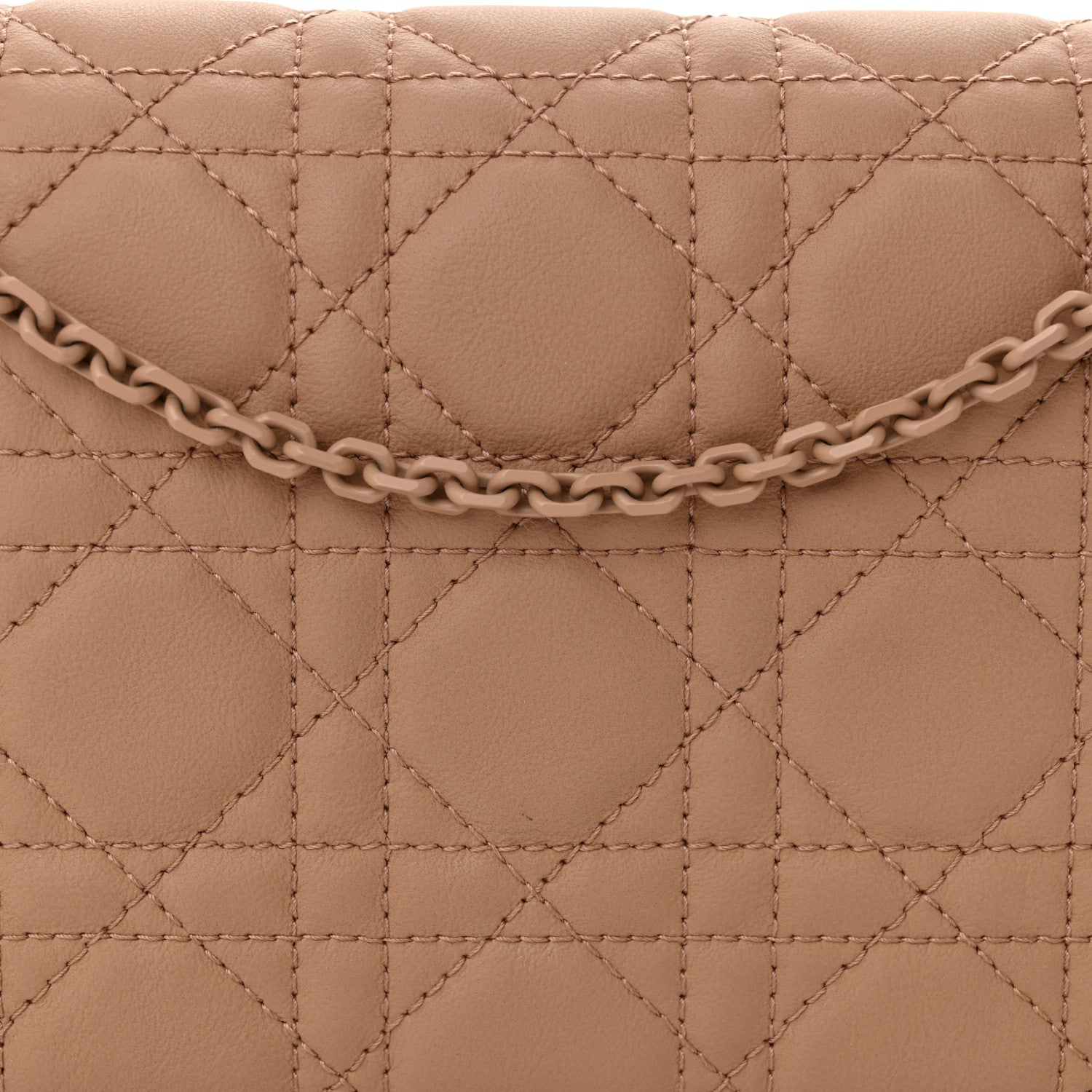 Christian Dior Ultra Matte Calfskin Cannage Lady Dior Clutch Fard 9 of 11