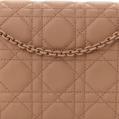 Christian Dior Ultra Matte Calfskin Cannage Lady Dior Clutch Fard 9 of 11
