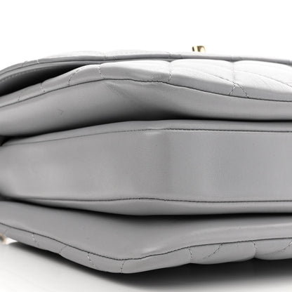 Chanel Lambskin Quilted Small Trendy CC Flap Dual Handle Bag Grey 9 of 10