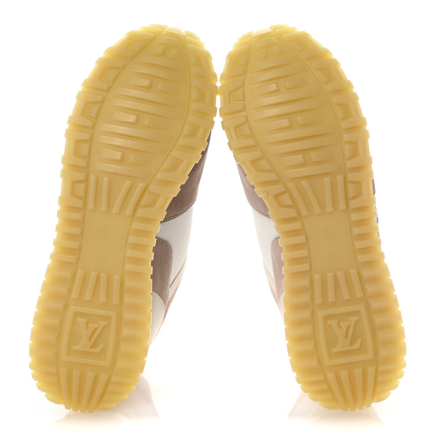 Louis Vuitton Suede Mesh Run Away Sneakers 40 White Grey 6 of 9