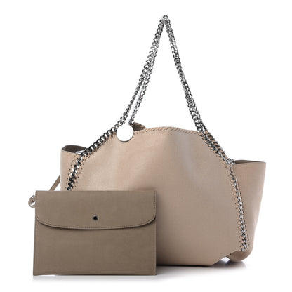 Stella McCartney Shaggy Deer Falabella Reversible Tote Clotted Cream 1 of 10