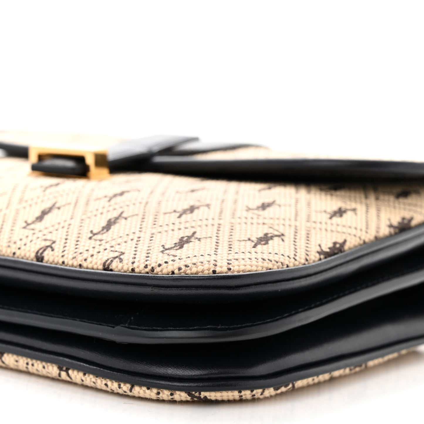 Canvas Small Le Monogramme Satchel Beige Black