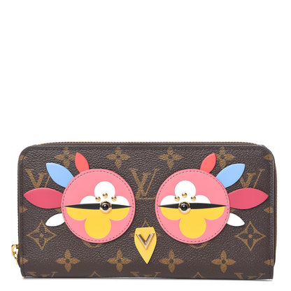 Louis Vuitton Monogram Lovely Birds Zippy Wallet 1 of 8
