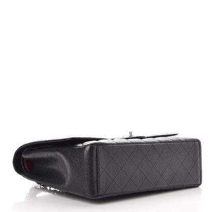 Chanel Caviar Quilted Maxi Double Flap Black 5 of 9