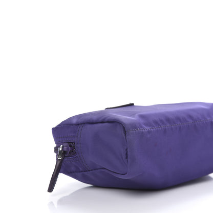 Prada Nylon Vela Cosmetic Pouch Viola 6 of 8