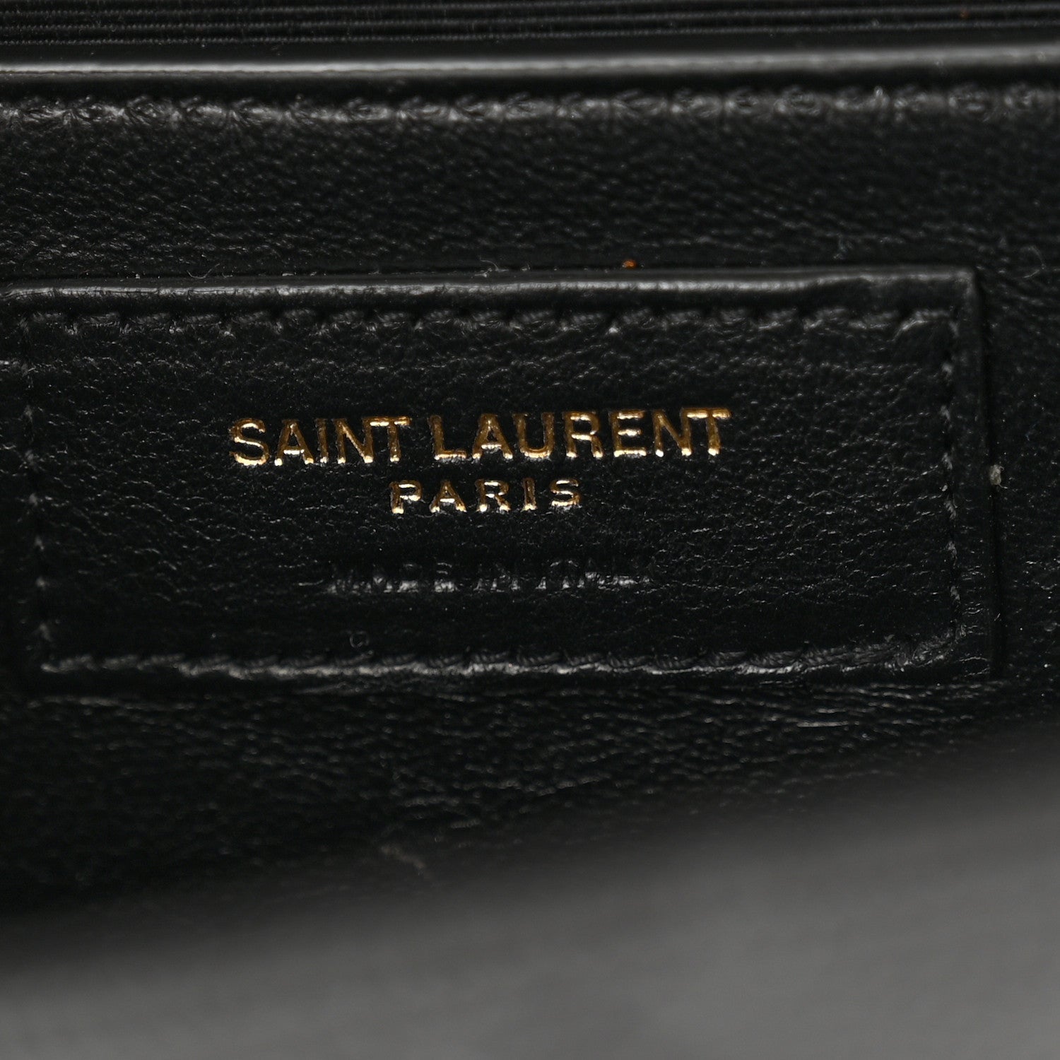 Saint Laurent Grain De Poudre Textured Mixed Matelasse Triquilt Medium Monogram Satchel Black 6 of 13