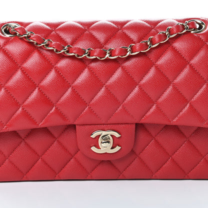 Chanel Caviar Quilted Medium Double Flap Red 8 of 12