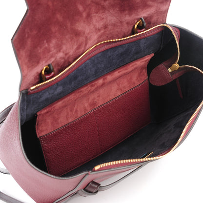 Celine Goatskin Smooth Calfskin Mini Belt Bag Burgundy 5 of 10