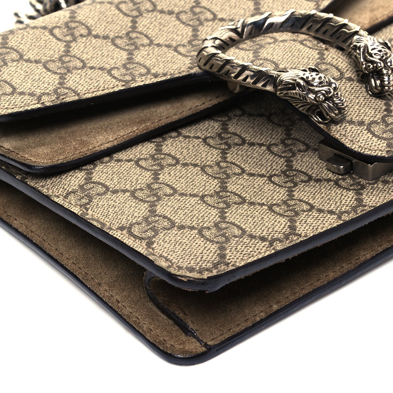 Gucci GG Supreme Monogram Mini Dionysus Shoulder Bag Taupe 8 of 10