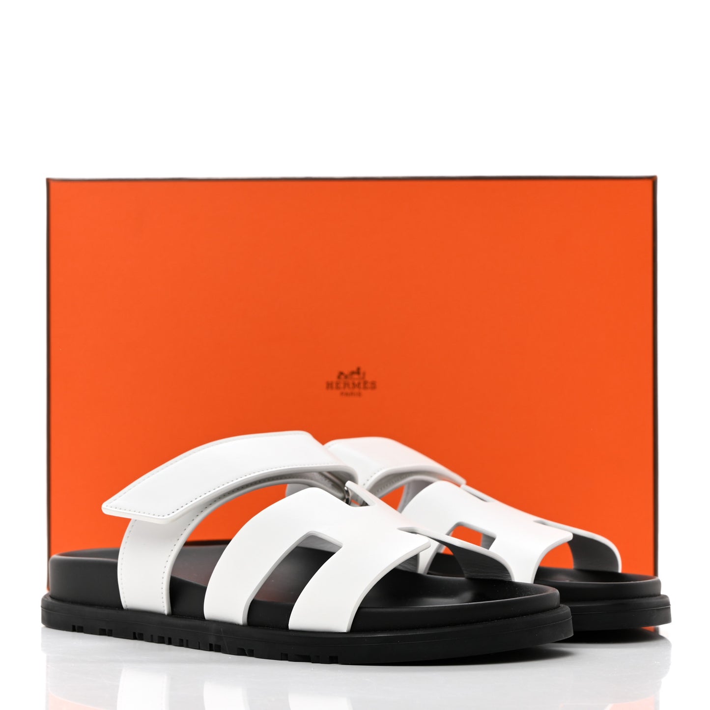 Calfskin Womens Chypre Sandals 37 White