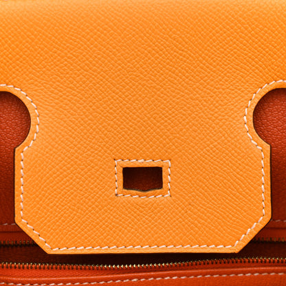 Hermes Epsom Candy Birkin 35 Jaune D'Or Feu 12 of 13