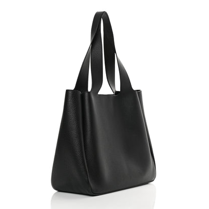 Prada Vitello Daino Soft Large Dynamique Tote Black 3 of 17
