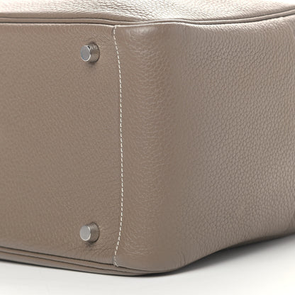 Hermes Taurillon Clemence Lindy 30 Etoupe 9 of 11