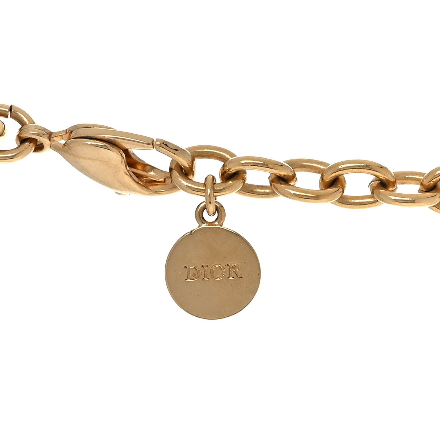 Metal Danseuse Etoile Chain Choker Necklace Gold