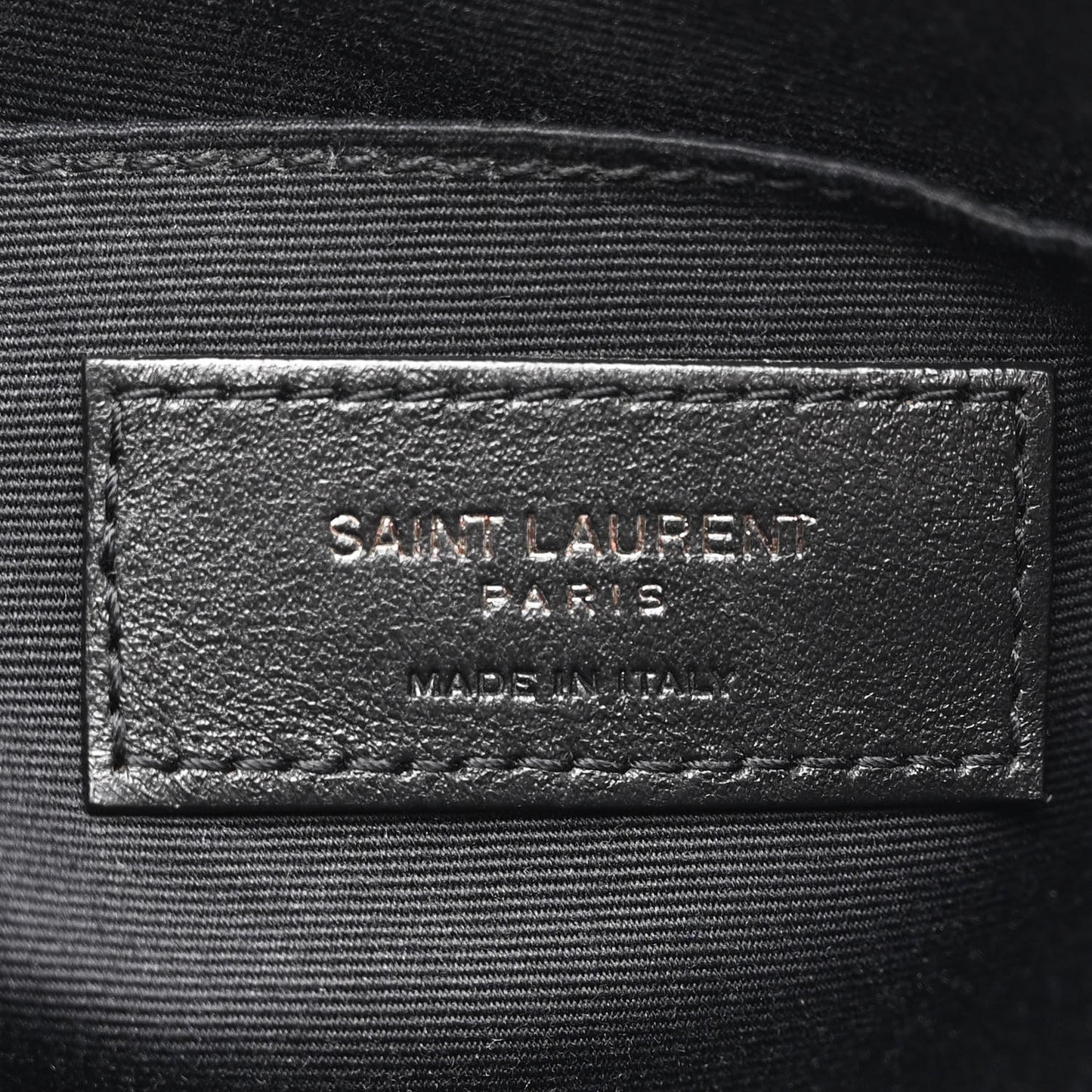 Calfskin Matelasse Monogram Lou Camera Bag Black