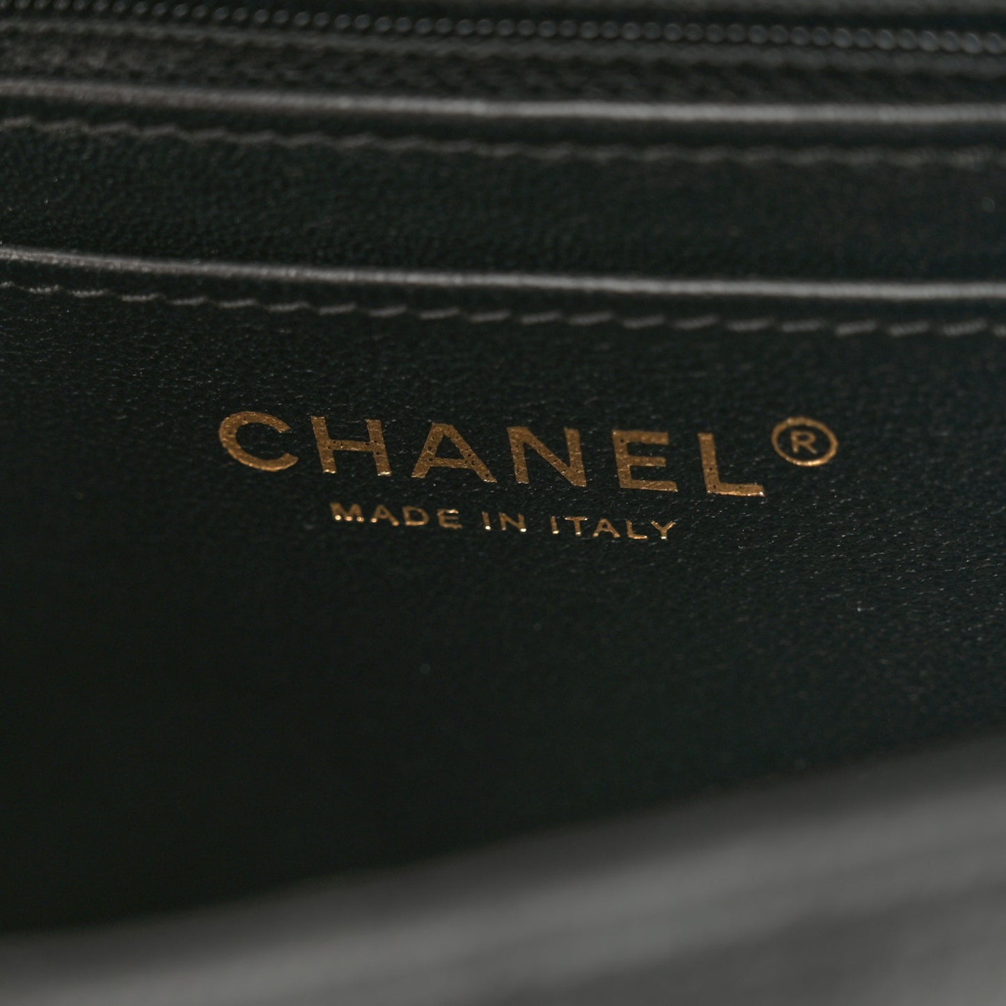Caviar Quilted Mini Square Flap Black