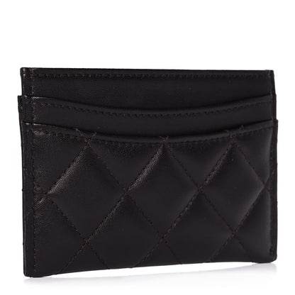 Chanel Lambskin Quilted Card Holder Brown 3 of 9