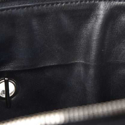 Chanel Lambskin Surpique Chevron Quilted Tote Black 8 of 13