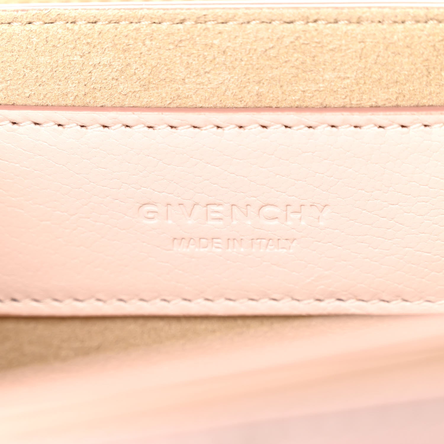 Givenchy Goatskin Quilted Small GV3 Shoulder Bag Pale Pink 6 of 9