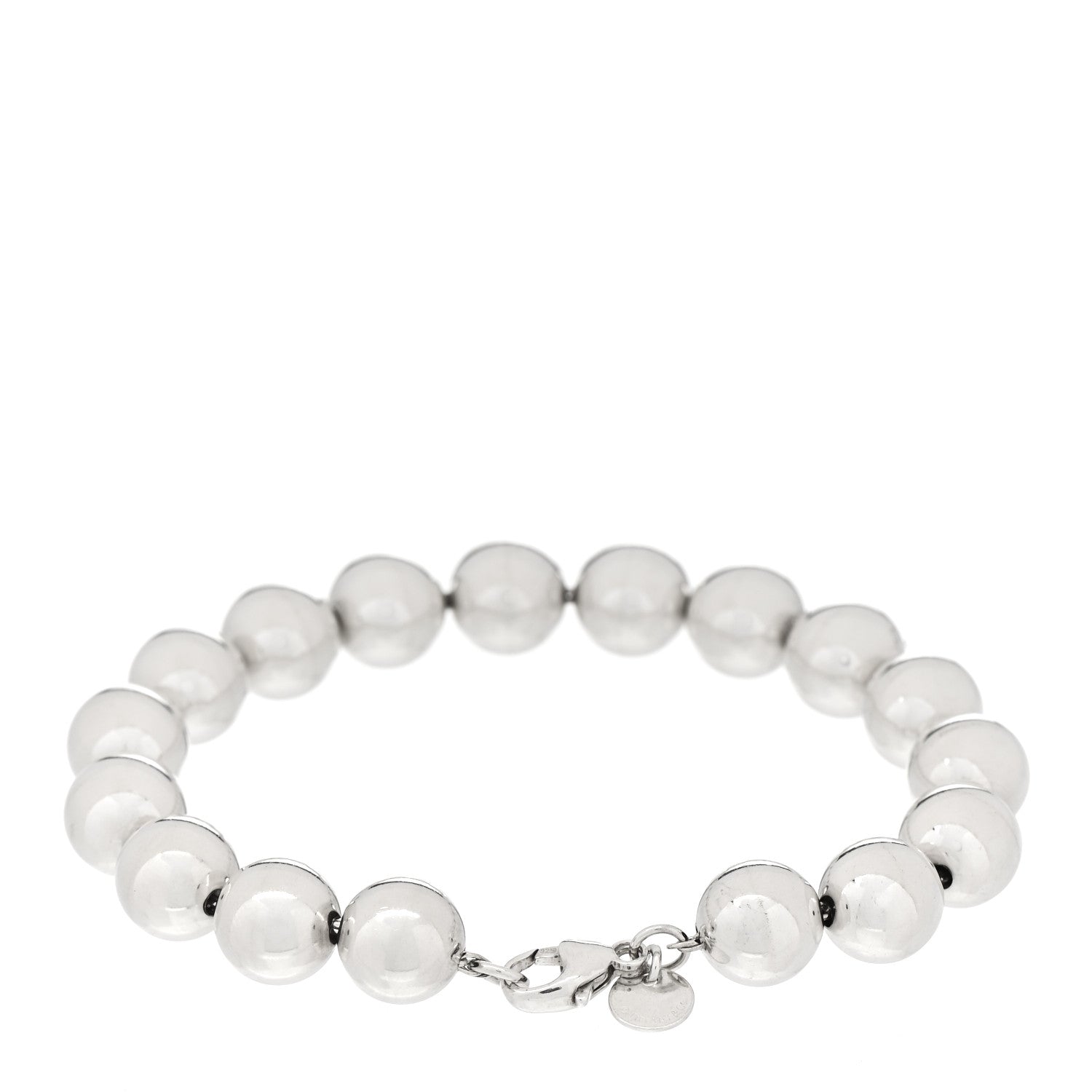 Tiffany Sterling Silver 10mm HardWear Ball Bracelet 2 of 4