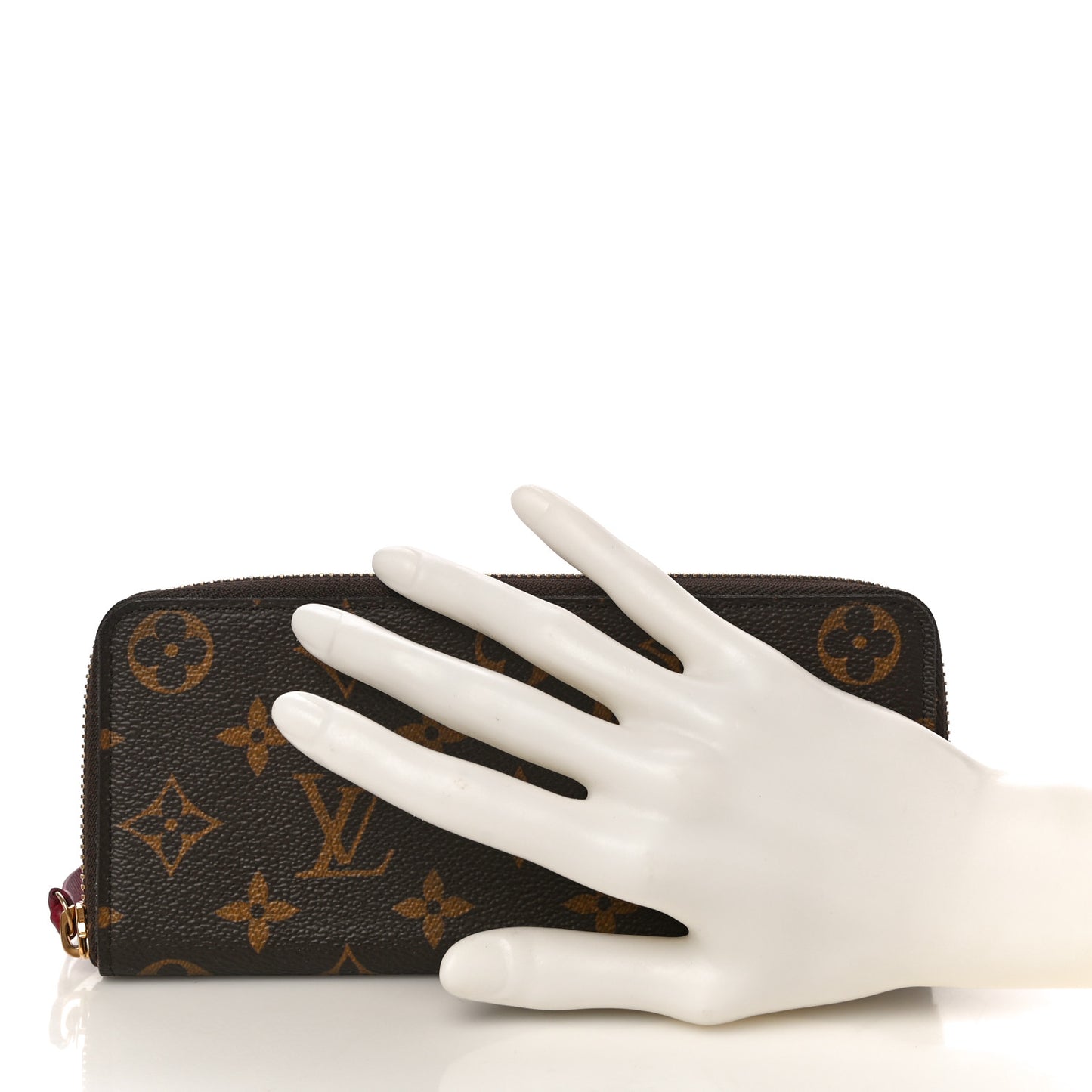 Monogram Clemence Wallet Fuchsia