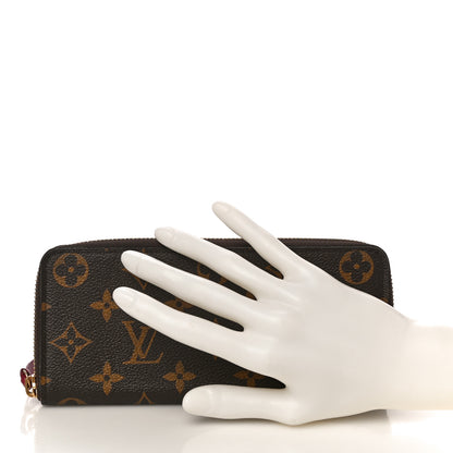Louis Vuitton Monogram Clemence Wallet Fuchsia 2 of 9