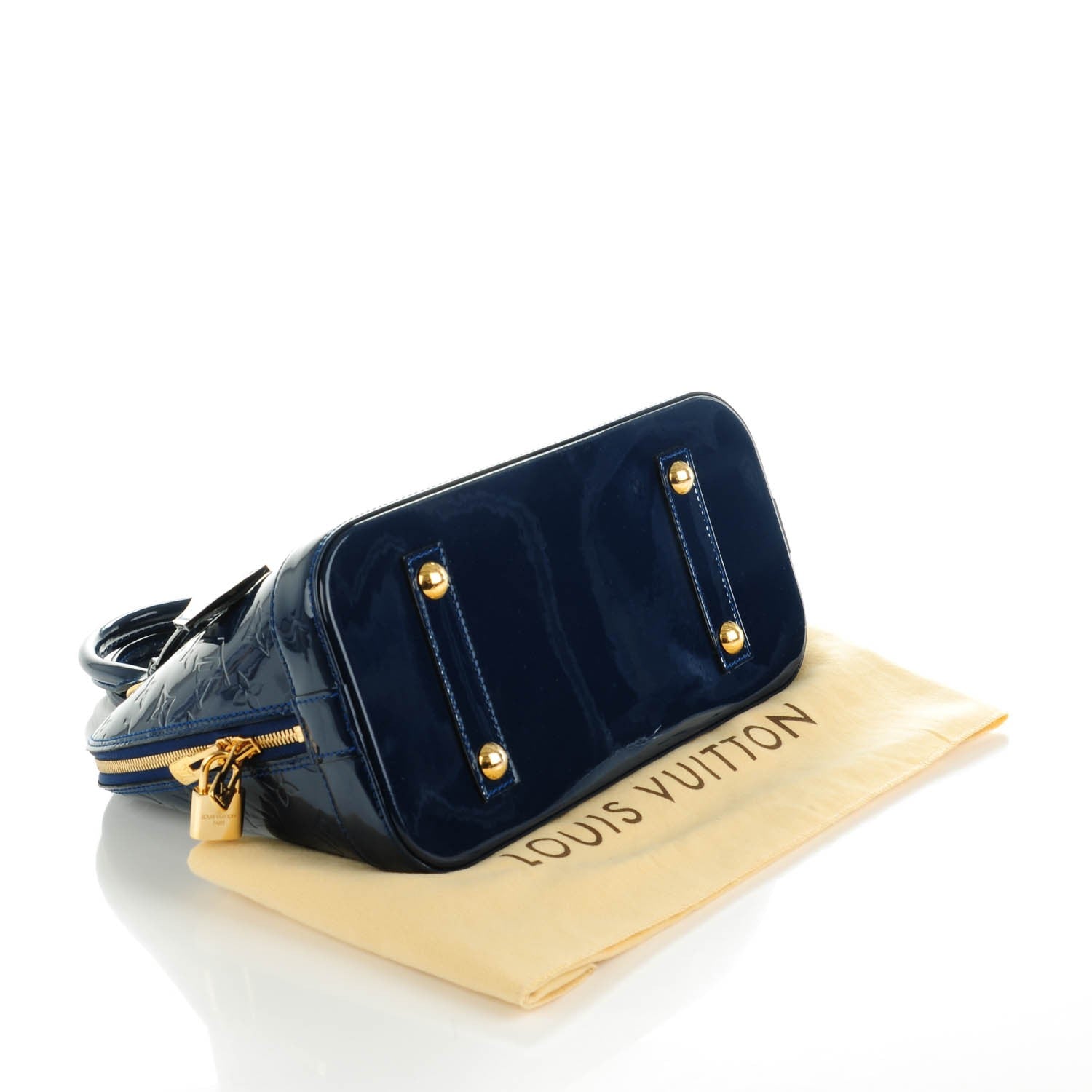 Louis Vuitton Vernis Alma PM Grand Blue 4 of 9