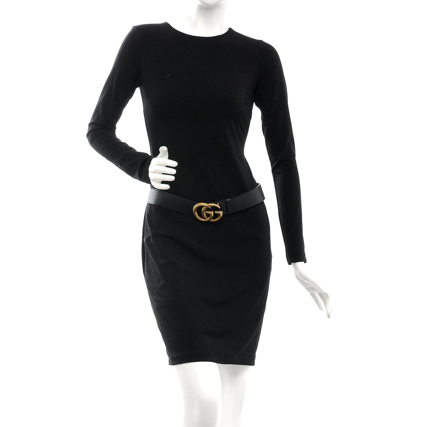 Calfskin Double G 40mm Belt 85 34 Black