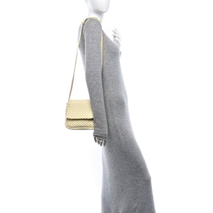 Bottega Veneta Nappa Intreccio Mini Cobble Shoulder Bag Chamomile 3 of 9